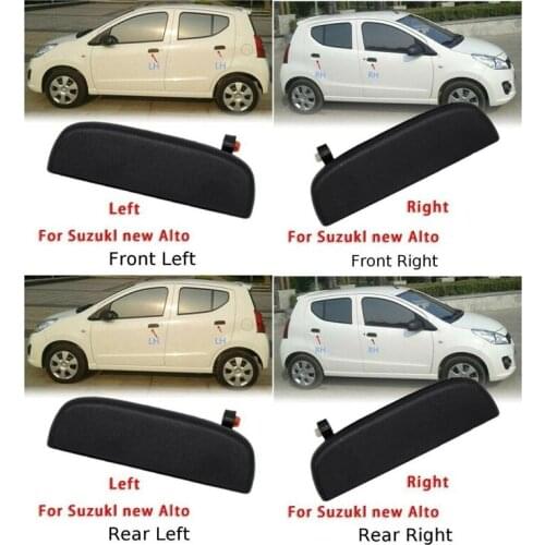 Pair Front Rear Outer Exterior Door Open Handle Outside Door Knob Left Right for Suzuki New Alto Outer Door Handle Parts