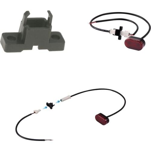 Scooter Rear Fender Brake Light Taillight Connector Fixing Clip Parts For Xiaomi M365 Electric Scooter Plastic Fixed Buckle