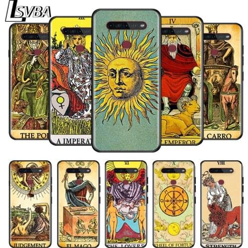 Luck Prediction Tarot For LG G8 V30 V35 V40 V50 V60 Q60 K40S K50S K41S K51S K61 K71 K22 K31 K42 K92 ThinQ 5G Phone Case