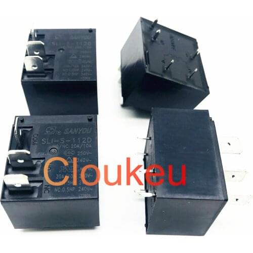 Relay SLI-S-105D 112D 124D DC5V 12V 24V 20A 5pin