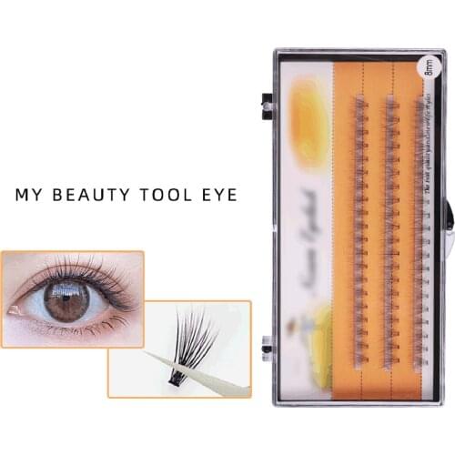 Women Natural Long Thick Faux Fiber Eyelashes False Lash Extension Eye Makeup