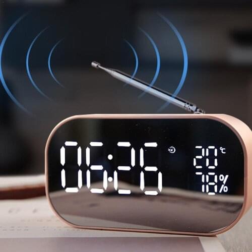 S2 Bluetooth Car Stereo Speaker Wireless Mini Mobile Alarm Clock Auto Subwoofer Beautiful Clock Time Display Cars Bedroom Goods