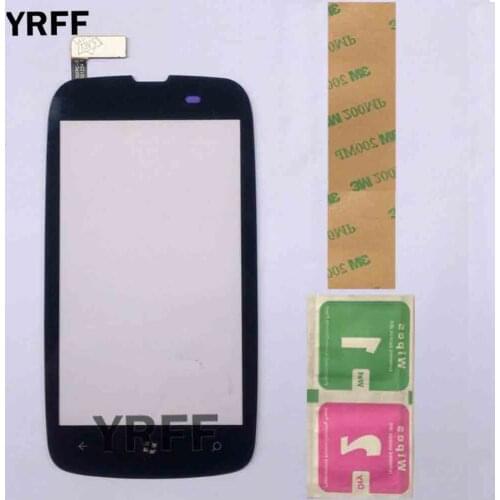 Touch Screen Panel For Nokia 610 N610 Digitizer Sensor Front Glass Lens TouchScreen Touch Screen Mobile Phone 3M Glue Wipes