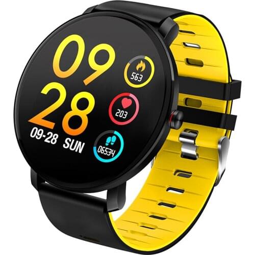 Men Women Smartwatch 1.30In IP68 Waterproof BT4.0 Smart Watch Fitness Heart Rate Blood Pressure Monitoring Stopwatch Wristwatch