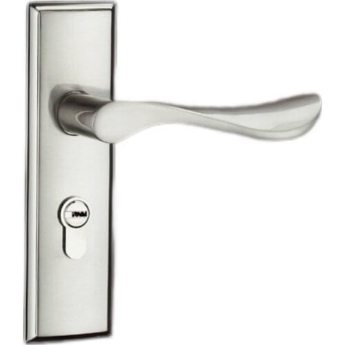 Modern Mute Room Door Lock Handle Fashion Interior Door Knobs Single Bolt Door Lock Anti-theft Gate Lock Furniture Hardware