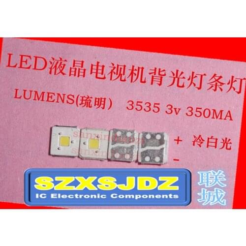 300 PCS LUMENS LED Backlight Flip-Chip LED 2.4W 3V 3535 Cool white 153LM For SAMSUNG LED TV LCD Backlight Application