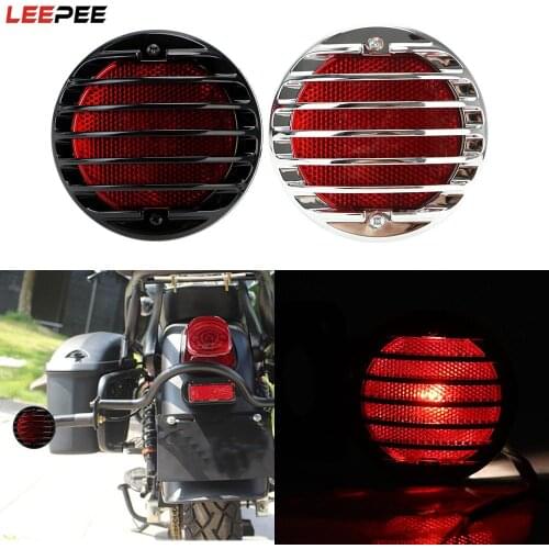 Universal Brake Lamp Motorbike Accessories License Number Plate Bracket Motorcycle Side Mount Tail Light Rear Stop Light