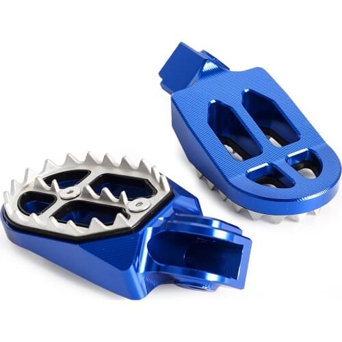 Billet MX Foot Pegs Rests Pedals For Husqvarna TC 65 85 250 FC TC 125 250 350 450 FE TE 150 250 350 390 450 501 701 Enduro FS450