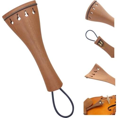 1pc Durable Violin Tailpiece+Violin Tailgut for 3/4 4/4 Accessories