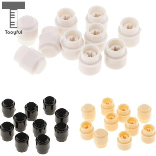 Tooyful 10Pcs Plastic Guitar 5 or 3 Way Toggle Switch Knobs Tips Caps Buttons for ST SQ TL Electric Guitar Parts