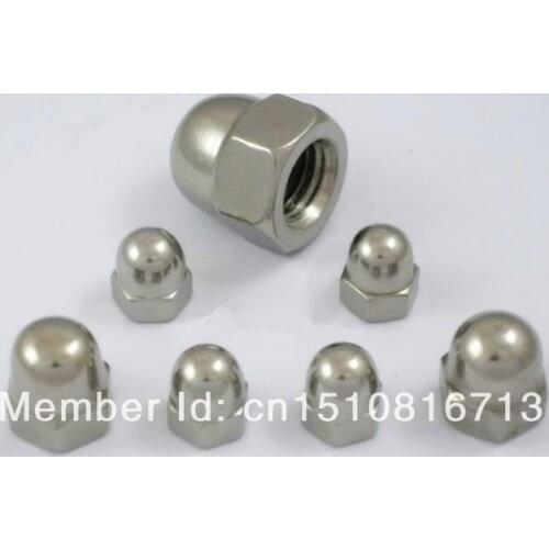 20pcs Metric M3 304 Stainless Steel Hex Head Dome Cap Protection Cover Nuts