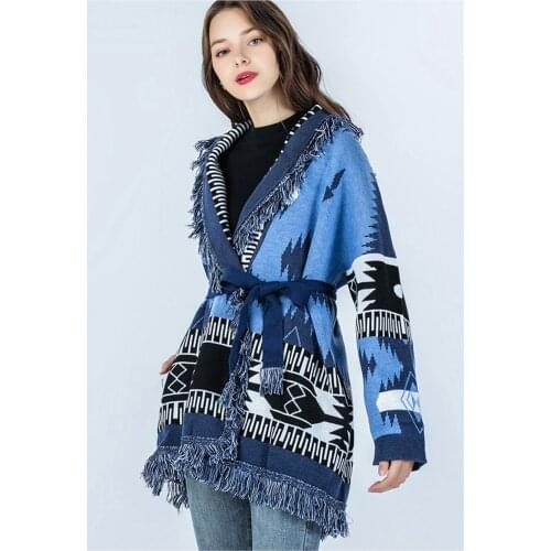 2021SS Spring Luxury Female High Quality Flower Jacquard Knitted Coat Women Fashion Cardigans Sweater 4 Color