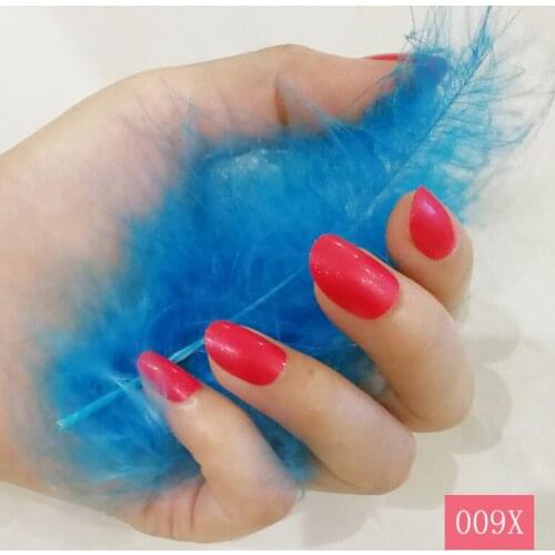 24pcs Cute candy color red nails, popular sales of the king, sexy must 009X