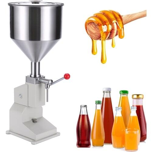 5~50ml A03 Manual Quantitative Cream Liquid Filling Machine for Shampoo Cosmetic Liquid Paste Oil Filler