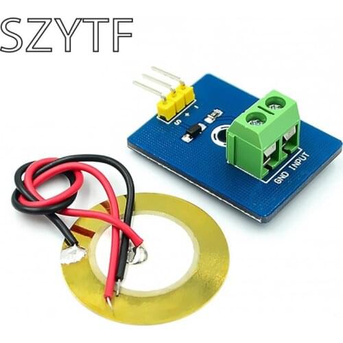 Analog piezoelectric ceramic piezoelectric vibration sensor module electronic building blocks single sheet