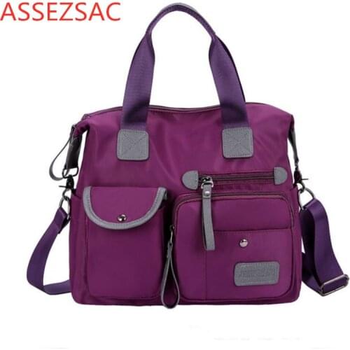 Assezsac Women Handbags High Quality Fashion Lady Large Capacity Single Shoulder Bag Casual Handbags Shoulder Bag Crossbody Bag