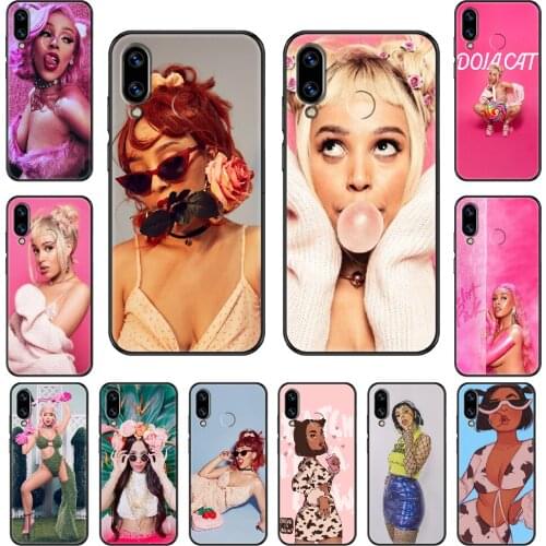 Rapper Doja Cat Phone case For Huawei Honor Mate 5 7 8 9 10 20 i A X Lite Pro black art hoesjes pretty coque luxury Etui