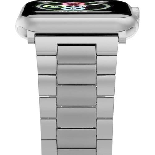 Correa for apple watch band 44 40mm series 5 4 pulseira Hollow stainless steel for iwatch strap 42 38mm watchbands bracelet belt