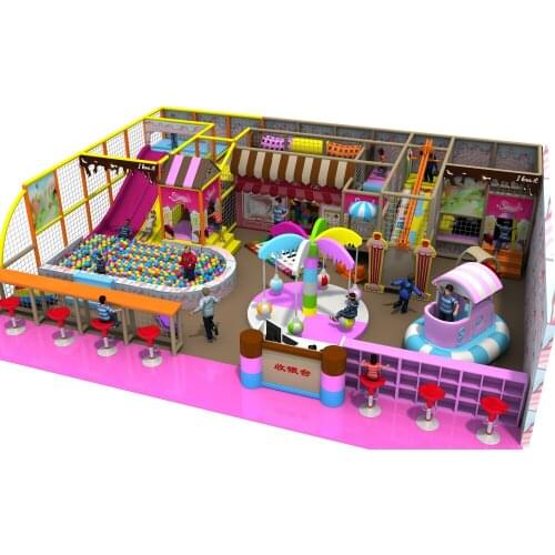 Kids indoor soft naughty castle playground structure park with electric items YLW-IN171038