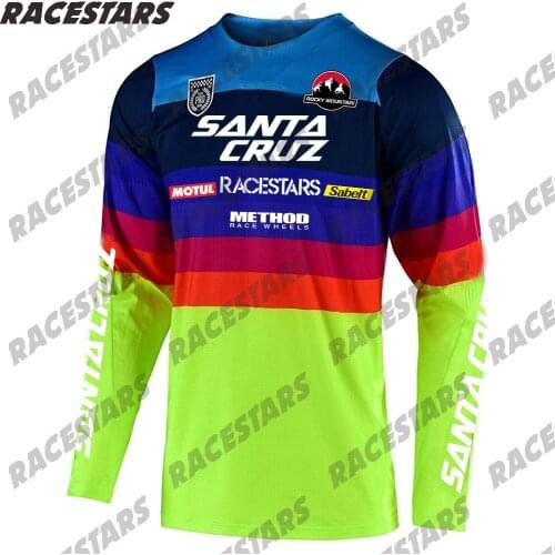 Santa Cruz Enduro Downhill Mountain Motocross Jersey BMX MTB Jersey Cross Country MX DH Maillot Ciclismo Clothing Cycling Jersey