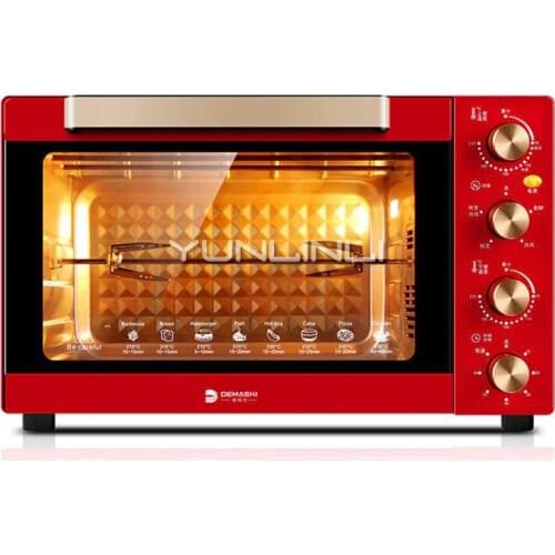 YUNLINLI Commercial Electric Oven 46L Large Capacity Baking Cake Bread Multi-function Oven DR-46M
