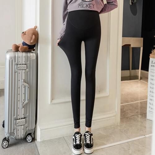 Maternity shark pants spring and autumn models stretch sports tight belly lift pants leggings outer wear fashionable thin style