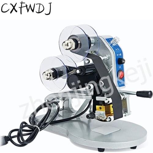 CXFWDJ Ribbon Coding Machine Manual Production Date Printer Stamping Machine Direct Thermal Code Reader Coding Machine