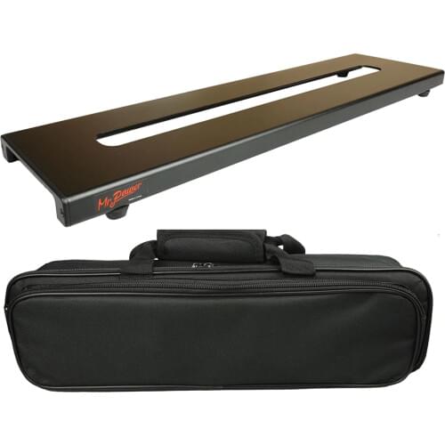 Mr.Power Mini Guitar Pedalboard With Magic Tape And Bag Case Made By Aluminium Alloy 18inch x 4.9inch / 46cm x 12.5cm New 270 F