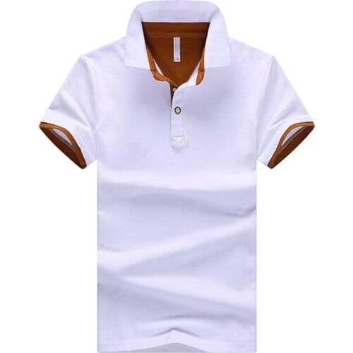 2021 New Fashion Men Polos High Quality Casual Cotton Polo Shirts Short Sleeve Solid Mens Clothing Male Polo Shirt Plus Size 4XL