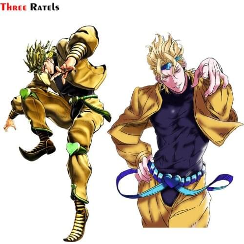 Three Ratels FC904 Dio Brando Bizarre Adventure Stickers For Passat B5 Car Sticker Personalized Creative Scratch Decal