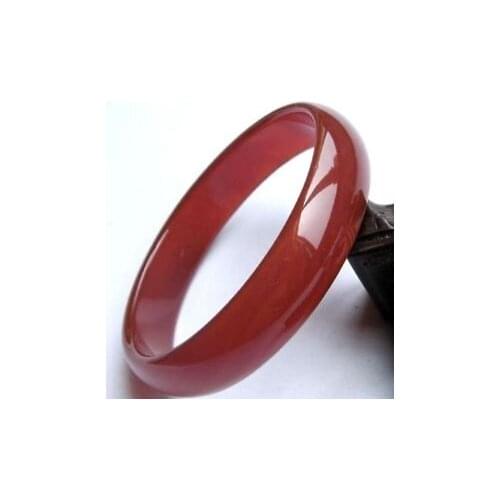 New beautiful 100% Natural red agate jade bangle bracelet AAA