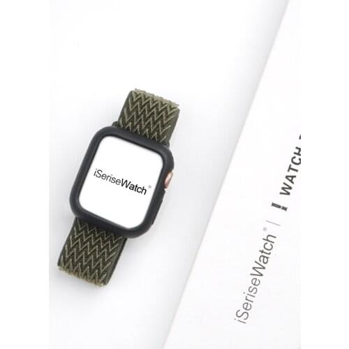 New Protective case band for Apple watch band 42/44mm 38/40mm cover case bracelet for iwatch series SE 6 5 4 3 2 shell+wristbelt