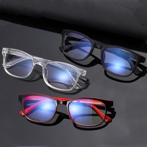 Blue Light Blocking Glasses Unisex Square Clear Lens Computer Goggles Eye Protection Anti Blue Light Eyewear Vision Care Glasses