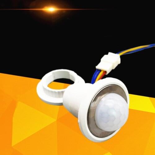 Mini Closet PIR Sensor Detector Smart Switch 12v 110-220V LED PIR Infrared Motion Sensor Detect Automatic Induction Light Switch