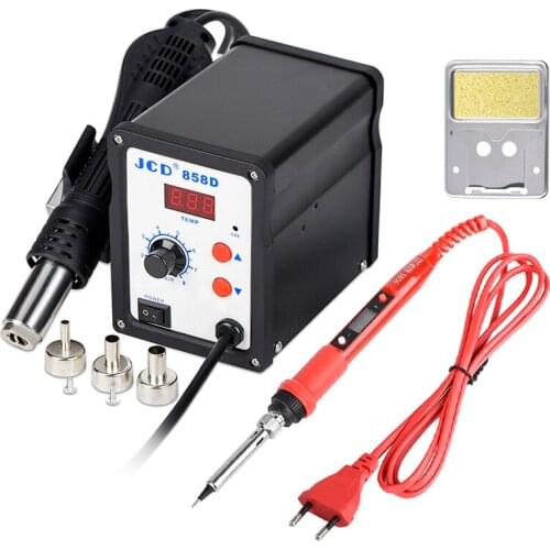 Hot air gun 2 in 1 soldering station 700W 110V 220V BGA Rework welding repair tool Heat LED hot air gun SMD repair tools