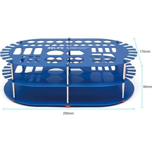 RELIFE RL-001D Mobile phone Repair Tool Storage Box Screen Screwdriver Tweezers Welding Oil Pliers Component Parts Storage Tool