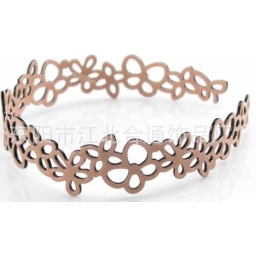 Korea High Quality Exquisite Acetate Resin Hair Accessories Elegant Hair Band Butterfly Bow Crown Flower Headbands For Women