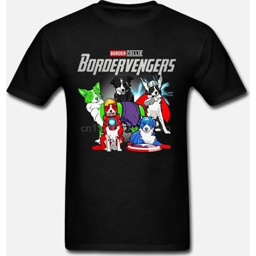 Reality Stone Funny Border Collie Dog Lover Gift Bordervengers T-Shirt for Women Men Boy Fans