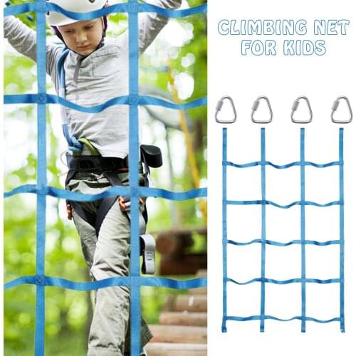 Ninja Net Climbing Cargo Net Rope Ladder For Kids Outdoor Children Playground Garden GYM Obstacle Course Training Game Net