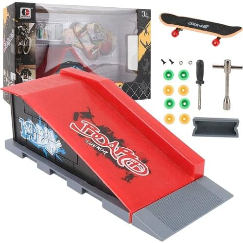 Finger Skateboards Skate Park Ramp Parts for Tech Deck Fingerboard Finger Board Ultimate Parks Fingerboard Toys