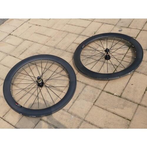 TW6 High Quality Brand New Full Carbon Road Bike 700C Tubular Wheelset (Basalt Brake Side) Wheel Rim Depth 60mm Width 25mm