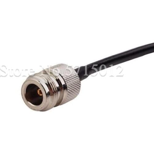 1Pcs N Type Famale Head Turn to SMA Famale Head Socket Connector Adaptor Antenna Cable 1m RG58 Wire Feeder Cable