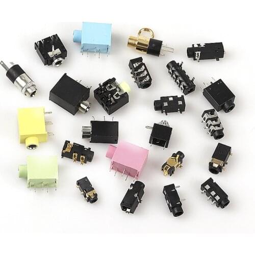10pcs Headphone jack 3.5mm PJ PJ313 PJ320 PJ325 PJ326 PJ327 PJ358 PJ392 PJ342 Audio and video female dual channel stereo jack
