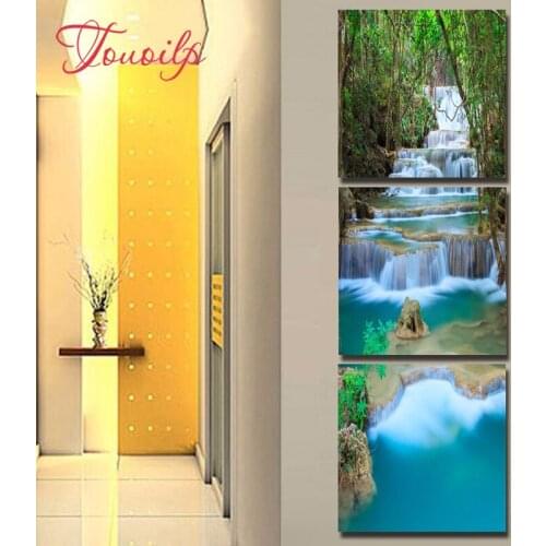 5D Scenic waterfall diamond painting Kitchen decor,full diamond embroidery 3d,diamond mosaic needlework home decoration gifts