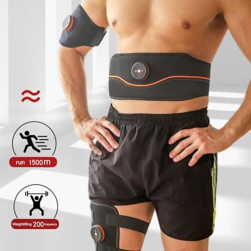 Abdominal Stimulation Trainer Electro Stimulation EMS Training Device Body Muscle Fitness Trainer For Abdomen Arm for Men Women