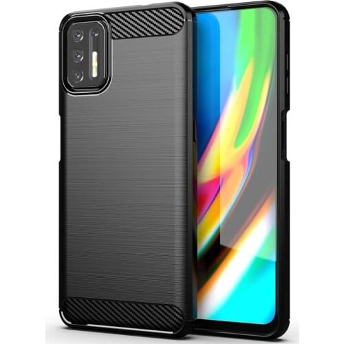 For Motorola Moto G9 Plus Case Luxury Carbon Fiber Skin Soft Silicone Cover ShockProof Case For Moto G9Plus Phone Cases