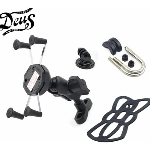 X-Grip Phone Holder USB Charger For BMW F800R F800GT F800GS F700GS F650GS F650 CS/ST/Funduro Motorcycle GPS Navigation Bracket