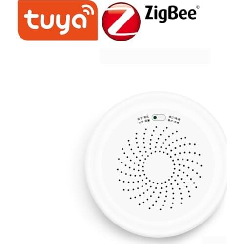 Tuya ZigBee Gas Leak Detector Combustible Gas Alarm Sensor Home Alarm System Getway Required Work With Tuya Smart Life APP