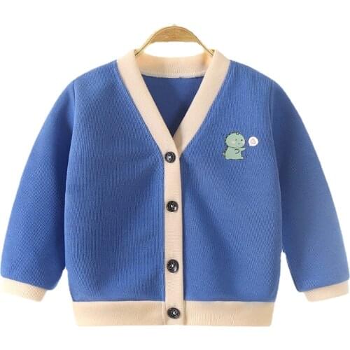 Childrens Hooded Sweater 2021 New Autumn and Spring Boys and Girls Baby Tops Loose Cartoon Jacket Foreign Style Bottoming Shirt