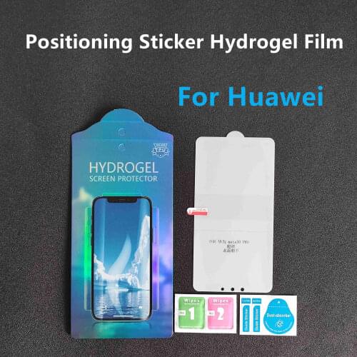 Positioning Sticker Hydrogel Film For Huawei P50pro Full Screen Coverage mate40pro Screen Protector Honor V40 TPU With Package